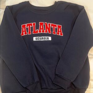 Atlanta Georgia Navy Sweatshirt